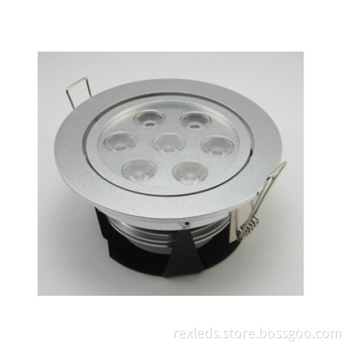 Low Voltage Outdoor Ip20 Led Down Light Fixtures, 650lm 7w Led Ceiling Light Fixtures